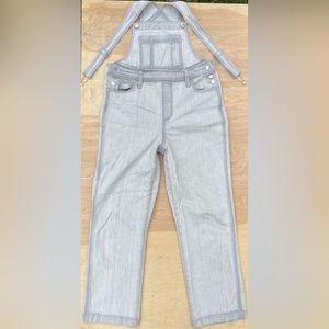 Light Gray Full Fitted Overalls, Universal Thread Small